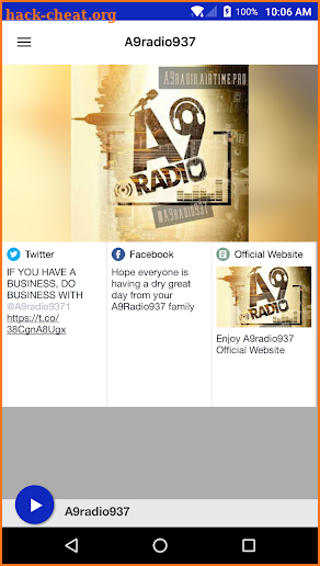 A9radio937 screenshot