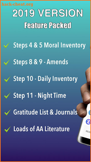 AA 12 Step App - Steps Toolbox screenshot