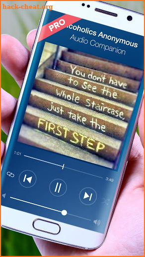 AA Audio Companion & Daily Sober Living App screenshot