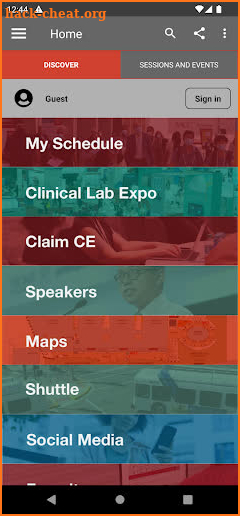 AACC Annual Scientific Meeting screenshot