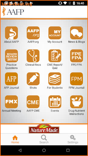 AAFP screenshot