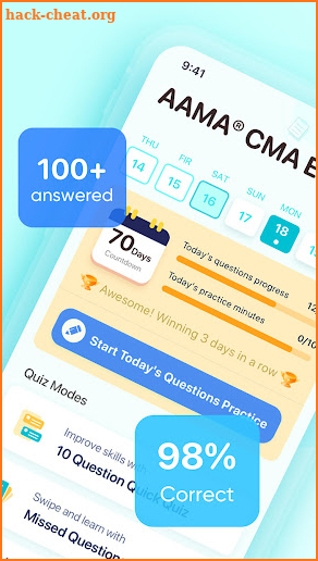 AAMA CMA Exam Practice 2023 screenshot