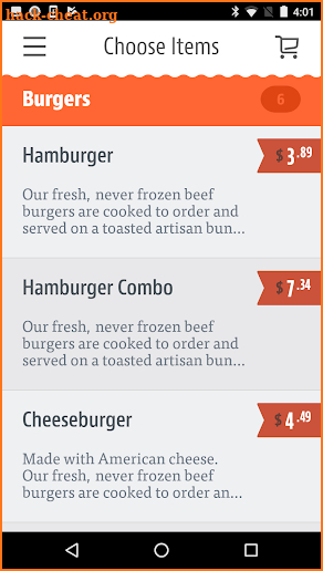 A&W Restaurants screenshot