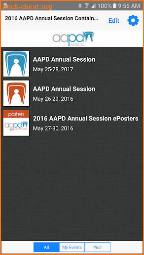 AAPD Annual Session screenshot