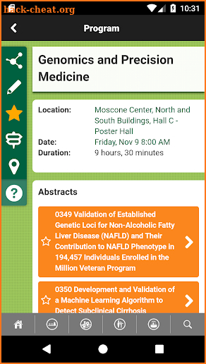 AASLD Events screenshot