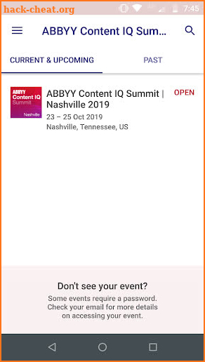 ABBYY Content IQ Summit screenshot