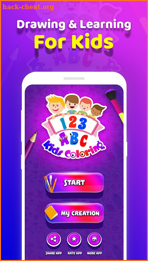 ABC Coloring Book - Kids Alphabet & Number Drawing screenshot