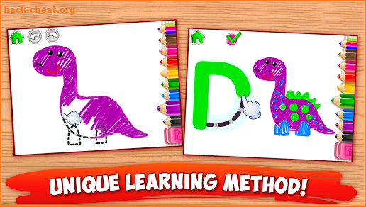 ABC DRAW! Alphabet games Preschool! Kids DRAWING 2 screenshot