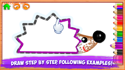 ABC DRAW! Alphabet games Preschool! Kids DRAWING 2 screenshot