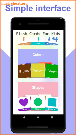 ABC Flashcards: Alphabet, Numbers, Colors & Shapes screenshot