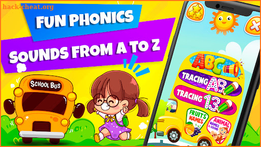 ABC Kids Bus Tracing & Phonics screenshot