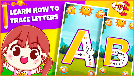 ABC Kids Bus Tracing & Phonics screenshot