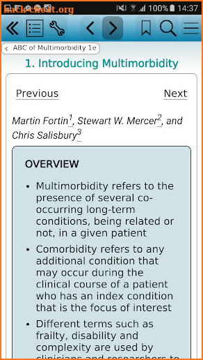 ABC of Multimorbidity screenshot