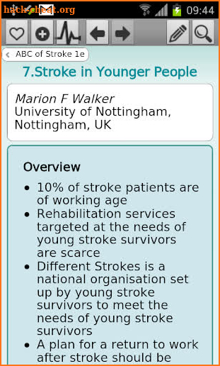 ABC of Stroke screenshot