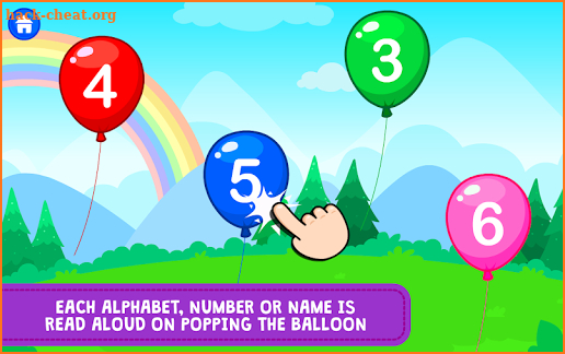 ABC Pop the Balloons Game for Kids & Preschoolers screenshot