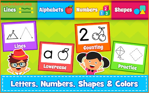 ABC PreSchool Kids Tracing & Phonics Learning Game screenshot