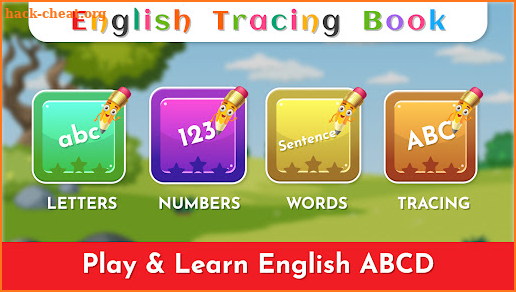 ABCD English Tracing Book screenshot