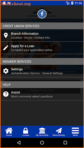 ABD Federal Credit Union screenshot