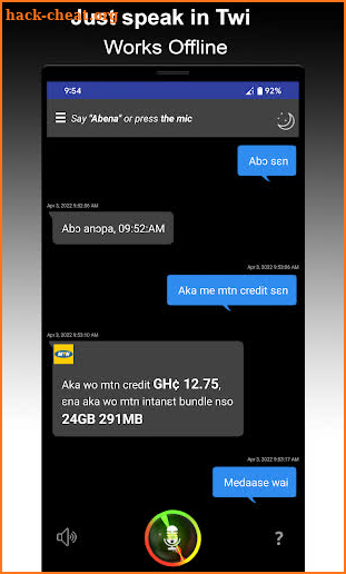 Abena AI - Twi Voice Assistant screenshot