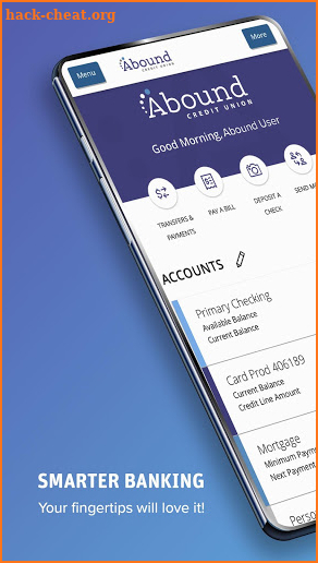 Abound Credit Union screenshot