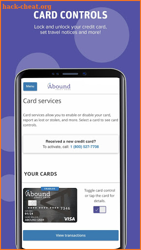 Abound Credit Union screenshot