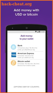 Abra: Bitcoin, Ripple, Zcash screenshot