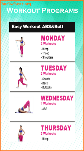 Abs & butt Easy Workout - Women Fitness screenshot