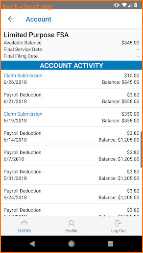 ABS Mobile Accounts screenshot