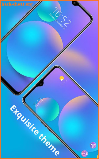 Abstract colorful circle theme Techno Bright Light screenshot