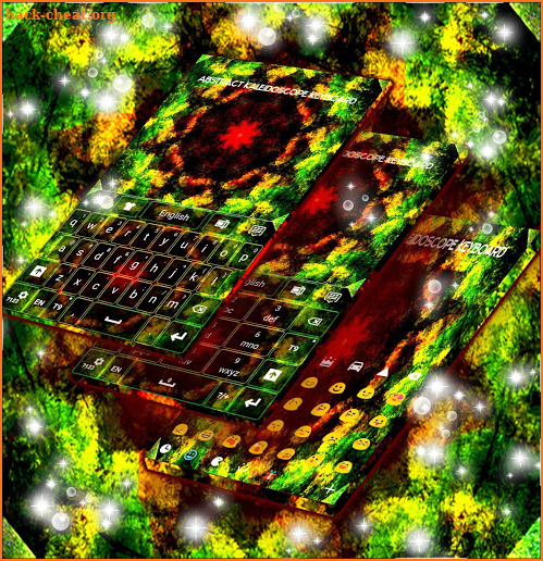 Abstract Kaleidoscope Keyboard screenshot