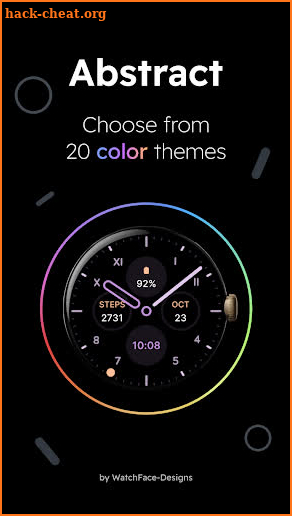 Abstract - Minimal Watch Face screenshot