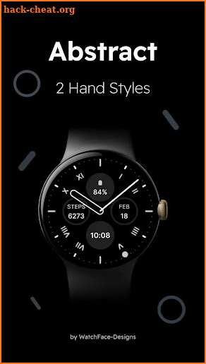 Abstract - Minimal Watch Face screenshot