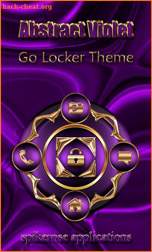 Abstract Violet Go Locker theme screenshot