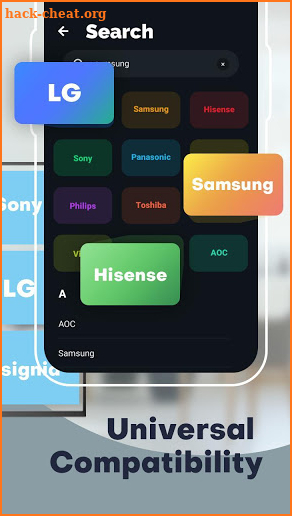 AC & TV & DVD - Universal Remote Control screenshot