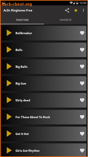 AC DC Ringtones Free screenshot