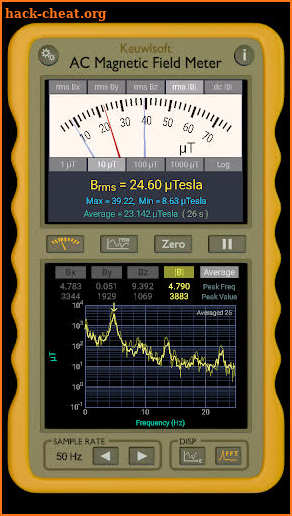 AC Magnetic Field Meter screenshot