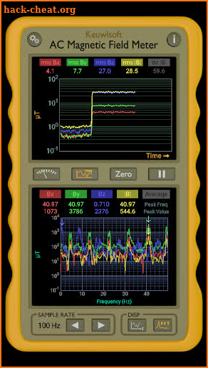 AC Magnetic Field Meter screenshot