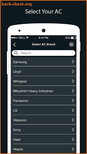 AC Remote Control - Universal Remote Control screenshot