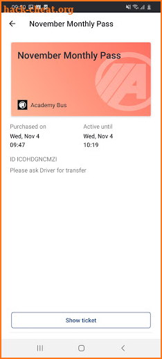 Academy SilverPass screenshot