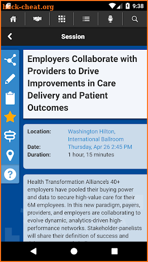 AcademyHealth Events screenshot