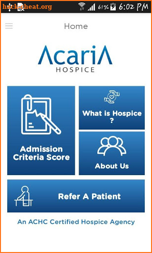 Acaria Hospice screenshot