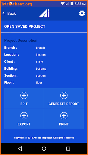 Access Inspector screenshot