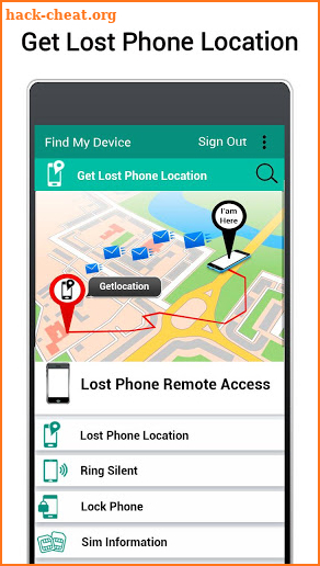 Access Lost Device: Where is my Phone screenshot