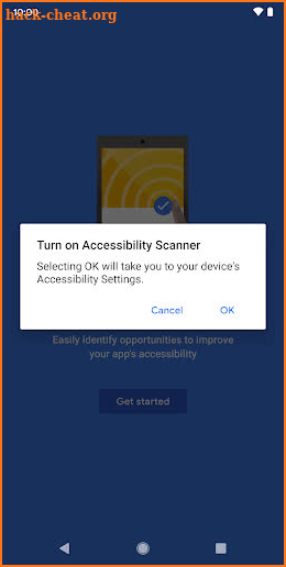 Accessibility Scanner screenshot