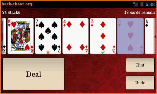 Accordion Solitaire screenshot