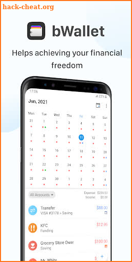 Account Tracker - bWallet screenshot