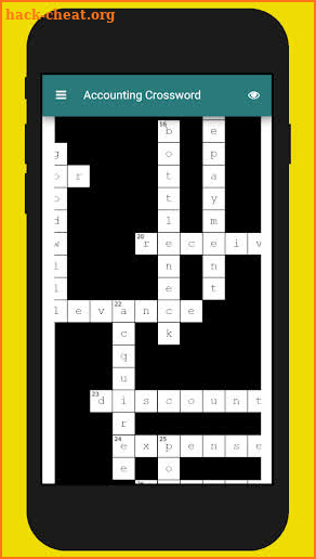 Accounting Crossword screenshot