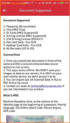 Accura Scan - Passport & ID Card Scanner screenshot