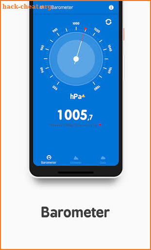 Accurate Barometer and Altimeter screenshot