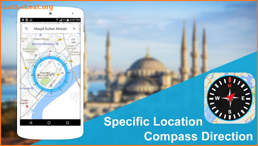 Accurate Compass Navigator: GPS Direction Finder screenshot